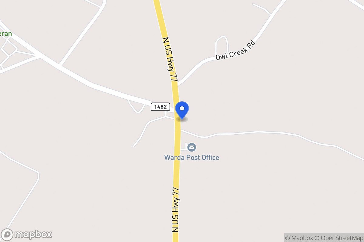 Map of Hwy 77 N , Warda, Tx, Warda