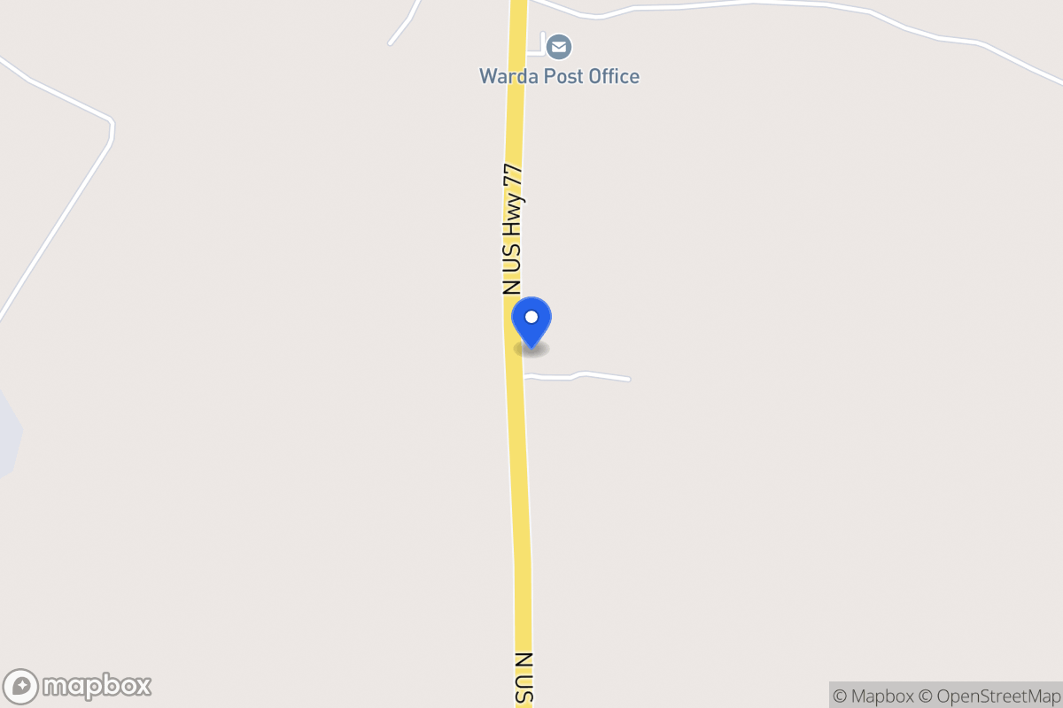 Map of Hwy 77 N , Warda, Tx, Warda