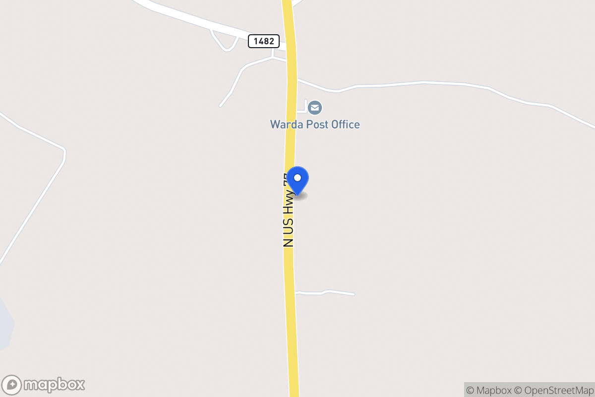 Map of Hwy 77 N , Warda, Tx, Warda