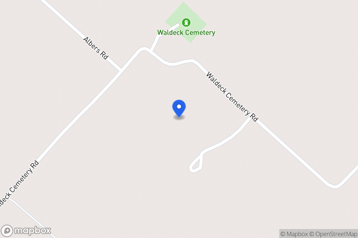 Map of Waldeck Cemetery Rd , Waldeck, Tx, Waldeck