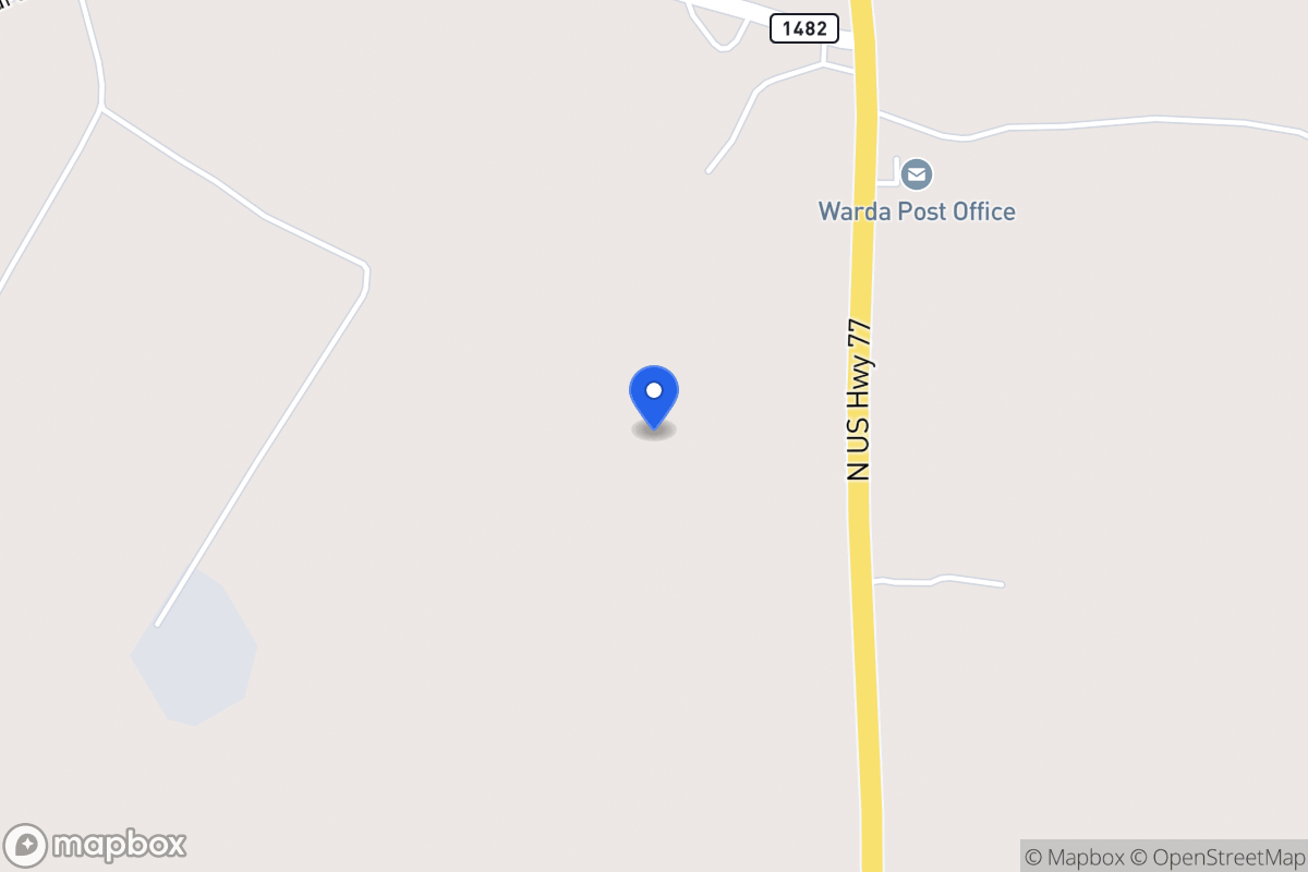 Map of Humble Lane , Warda, Tx, Warda