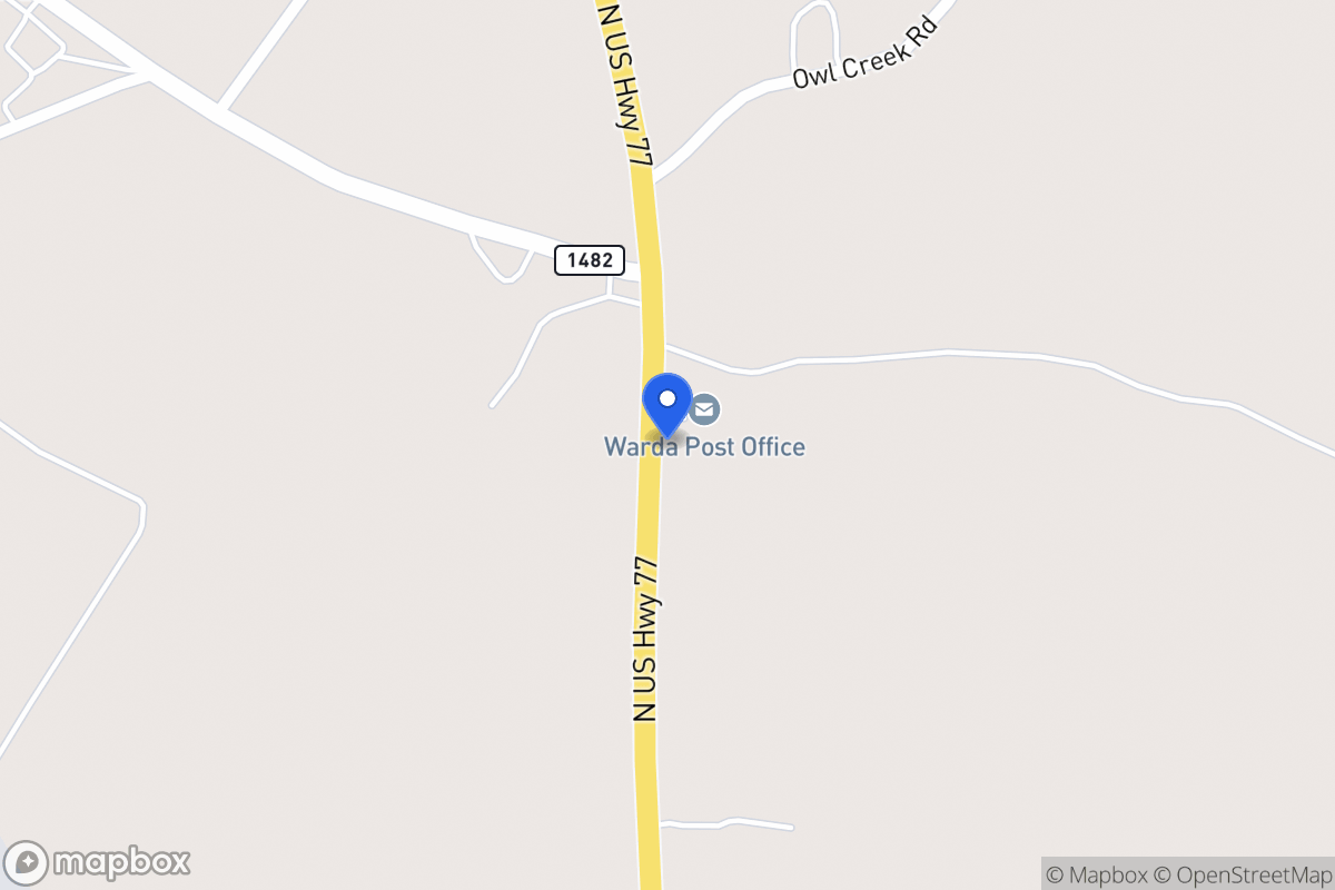 Map of Hwy 77 N , Warda, Tx, Warda