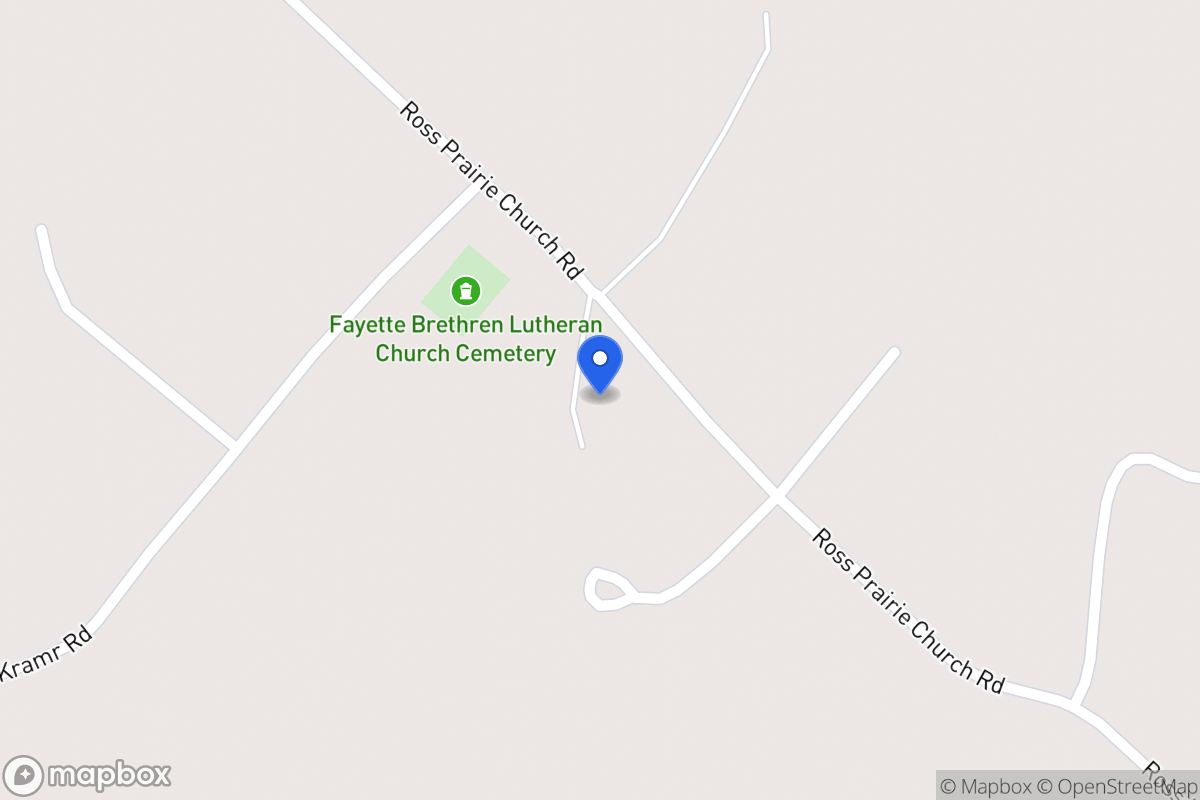 Map of 2021  Ross Prairie Rd , Fayetteville Area, Tx, Fayetteville Area