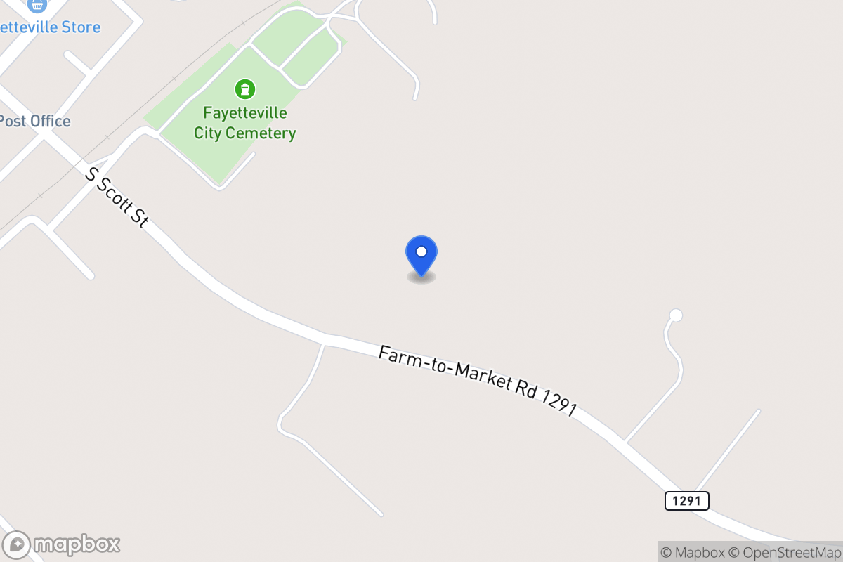 Map of 688,722 S Fm 1291 , Fayetteville , Tx 78940, Fayetteville
