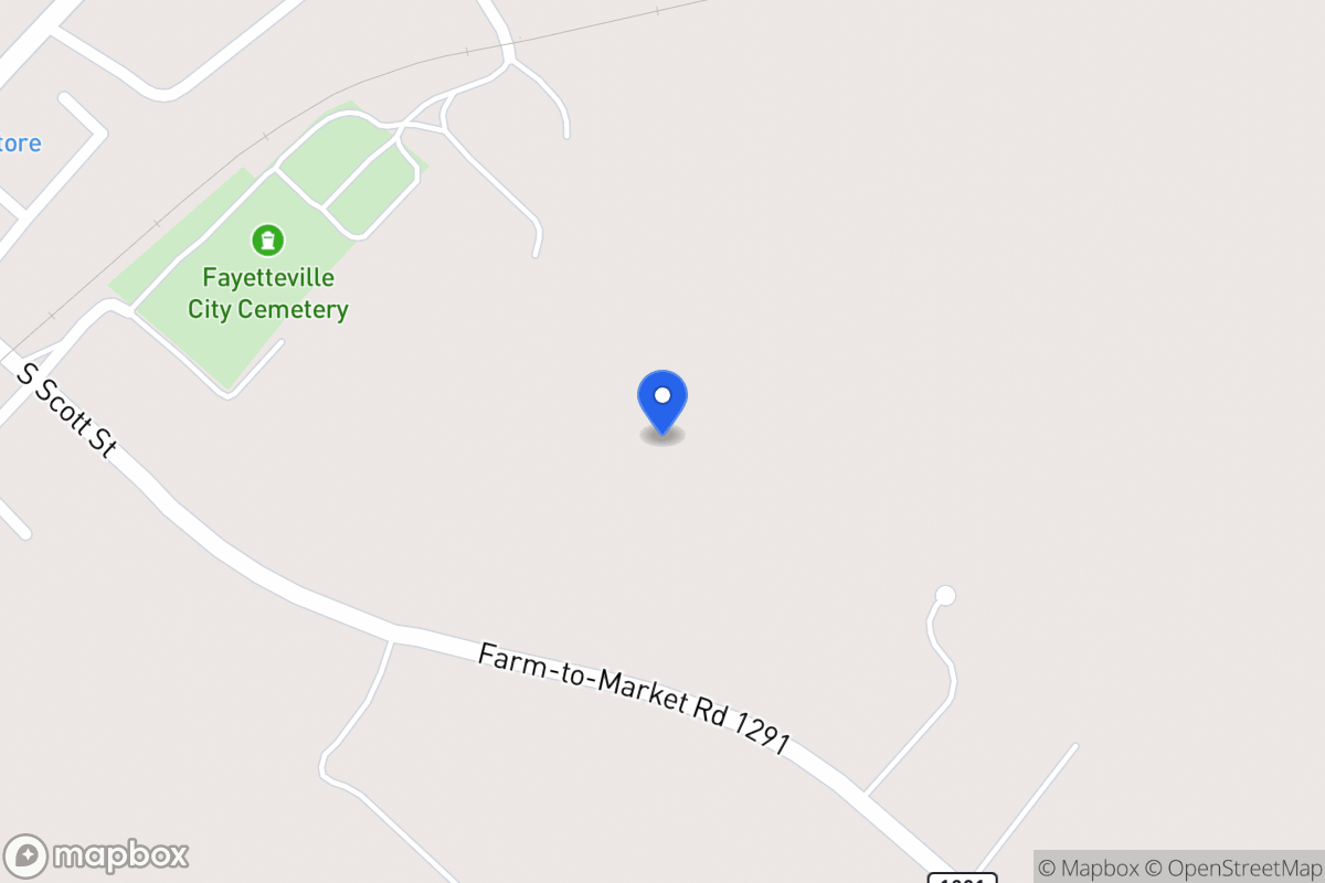Map of 736  Fm 1291 , Fayetteville Area, Tx, Fayetteville Area
