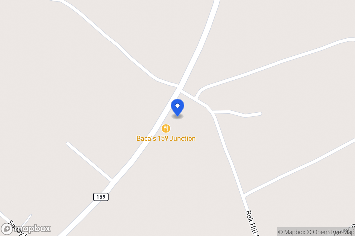 Map of Hwy  159 , Rek Hill Area, Tx, Rek Hill Area