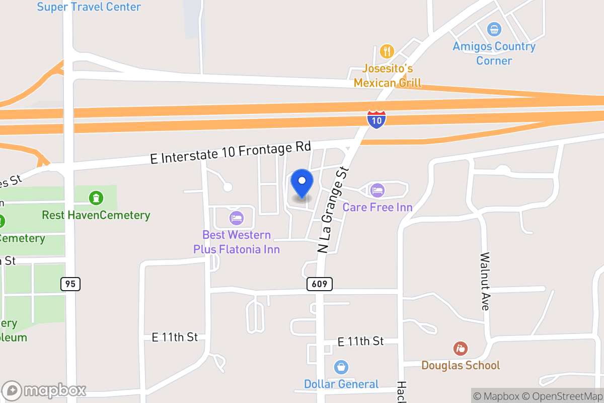 Map of 709 N La Grange (Fm 609 & I -10) , Flatonia, Tx 78941, Flatonia