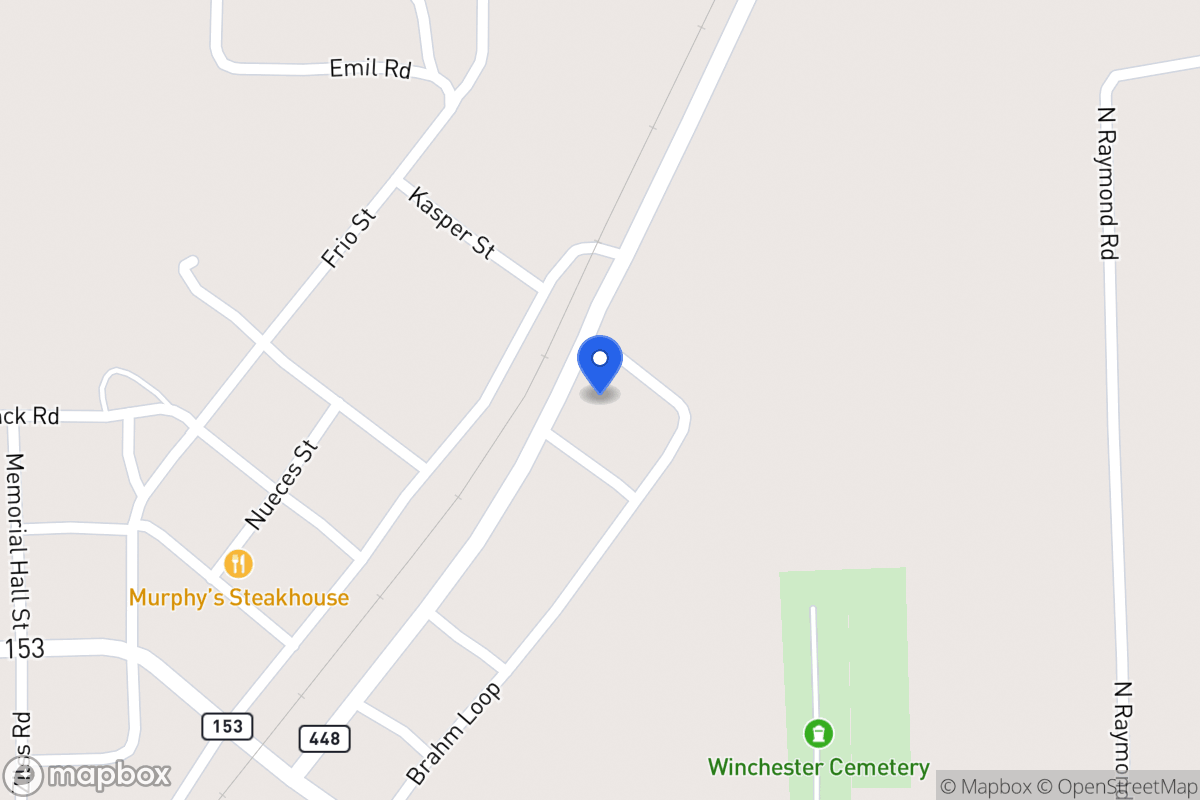 Map of Fm  448 , Winchester,  78945, Winchester