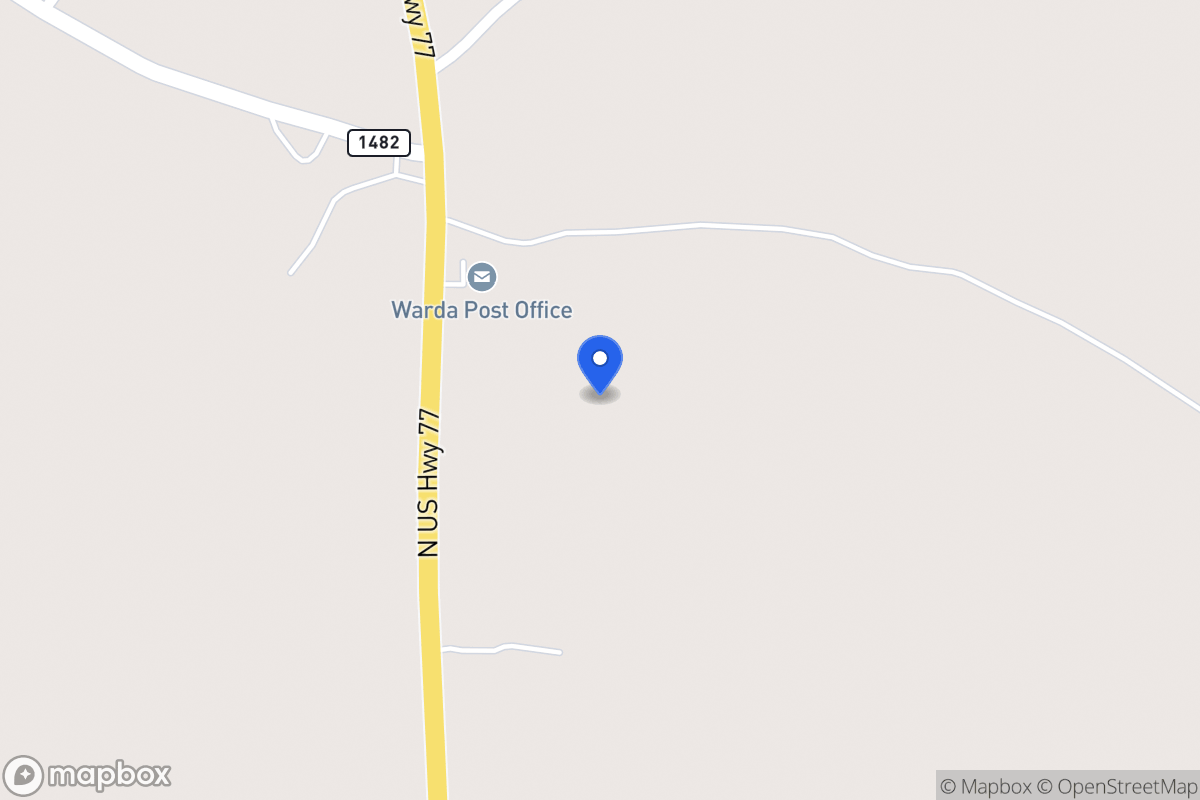 Map of 5803  Hwy 77 N , Warda,, Warda