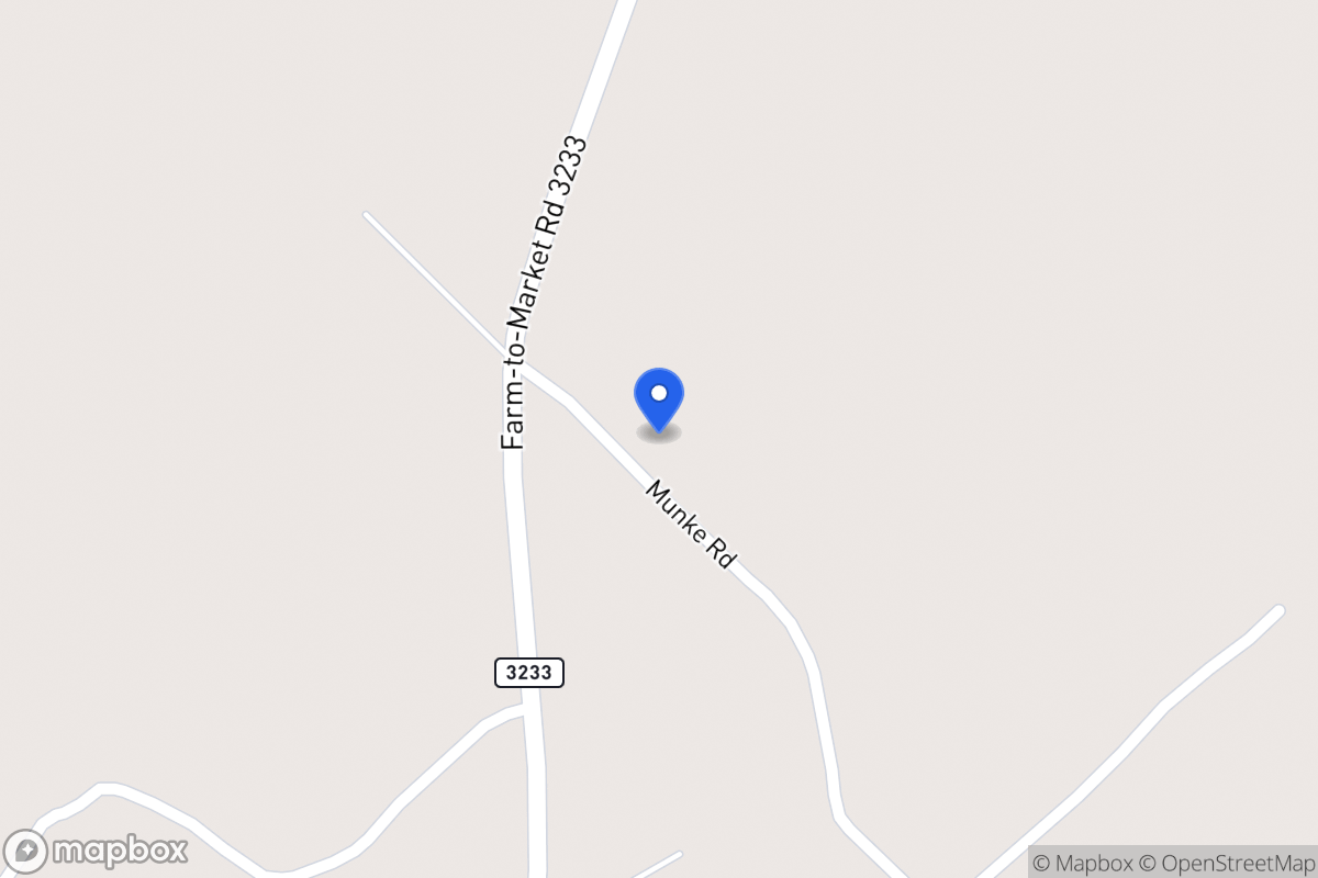 Map of Munke  Rd , Cozy Corner Area, Tx, Cozy Corner Area
