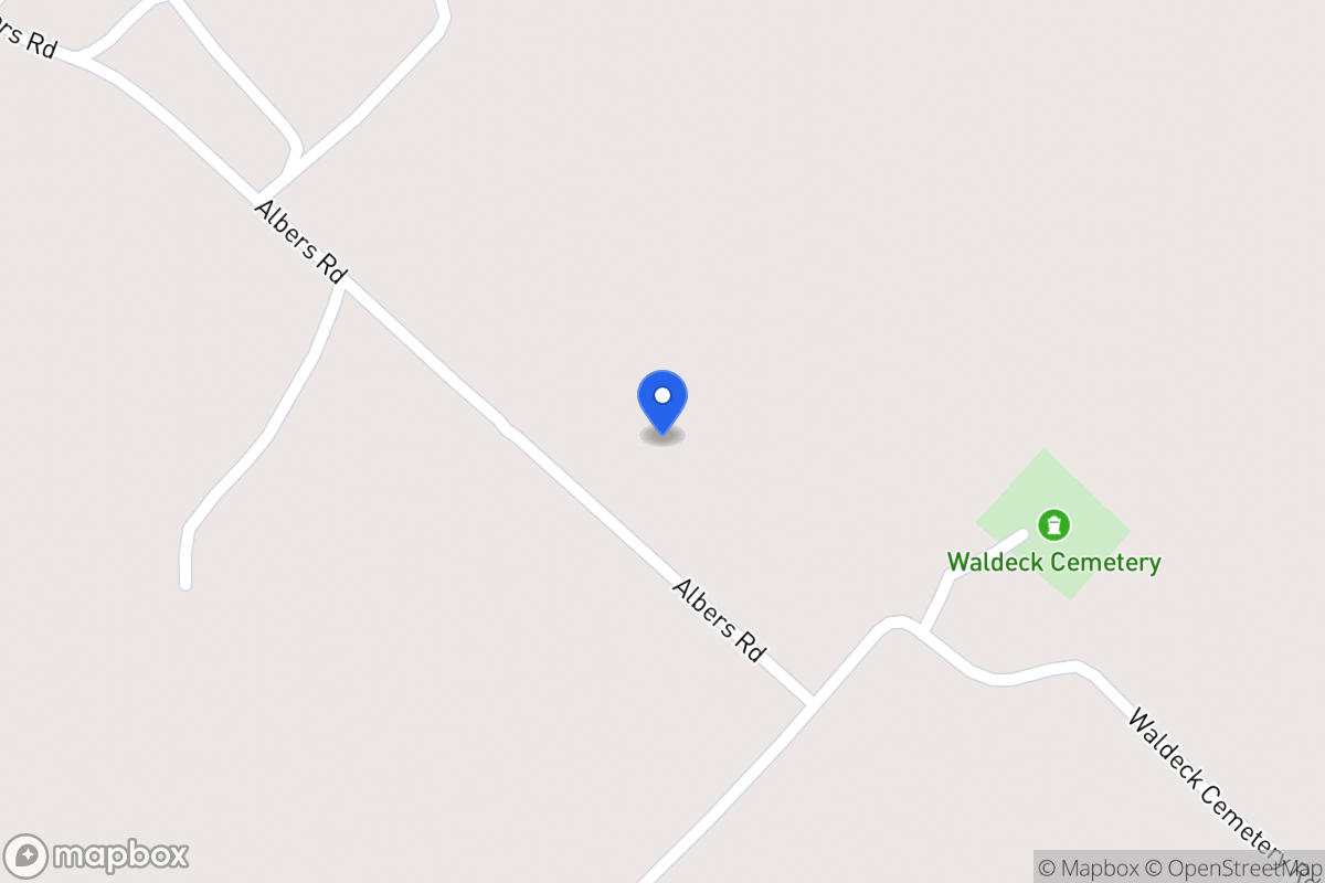 Map of 739  Albers Rd , Waldeck Area,, Waldeck Area