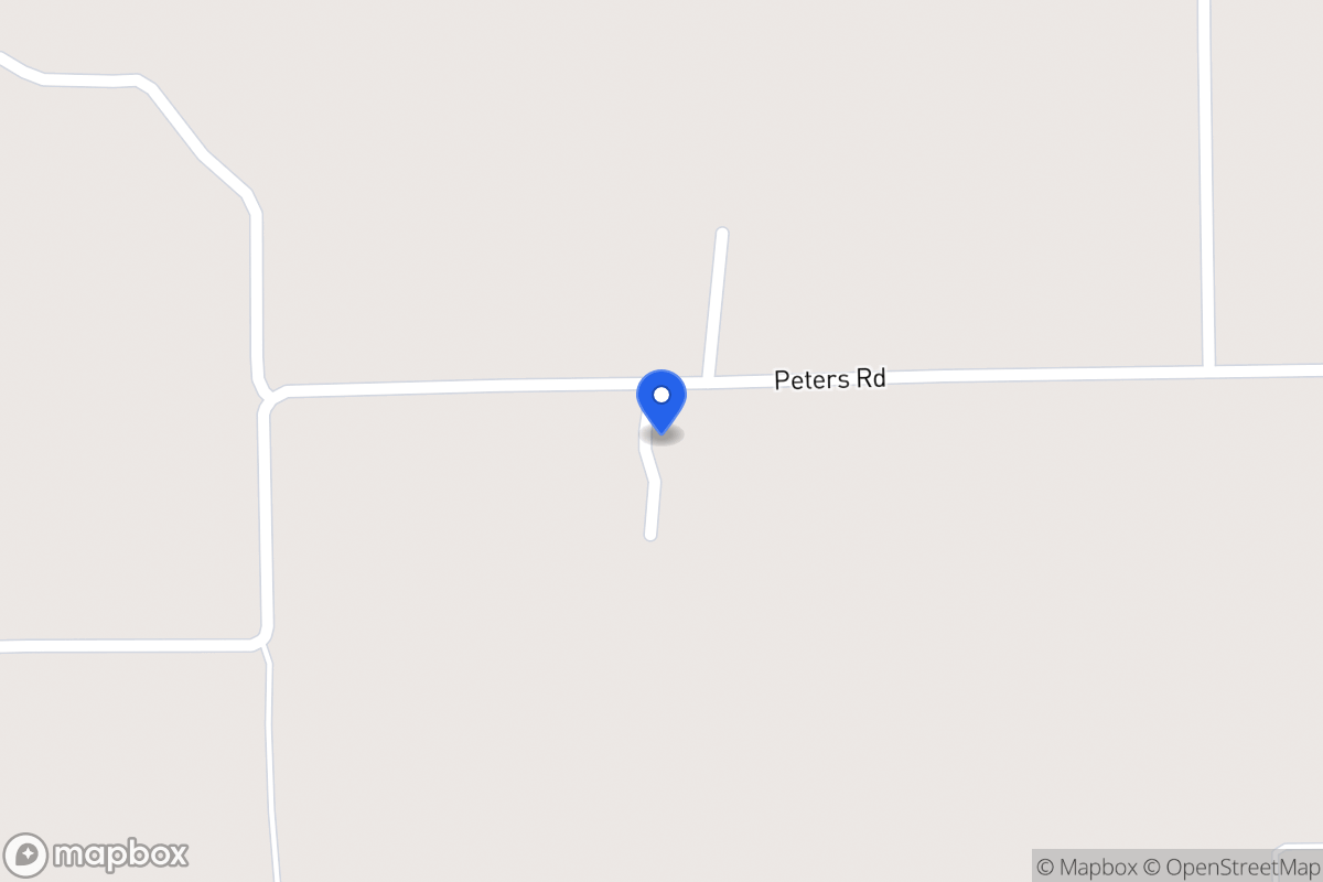 Map of 1808  Peters Rd , Weimar Area,, Weimar Area