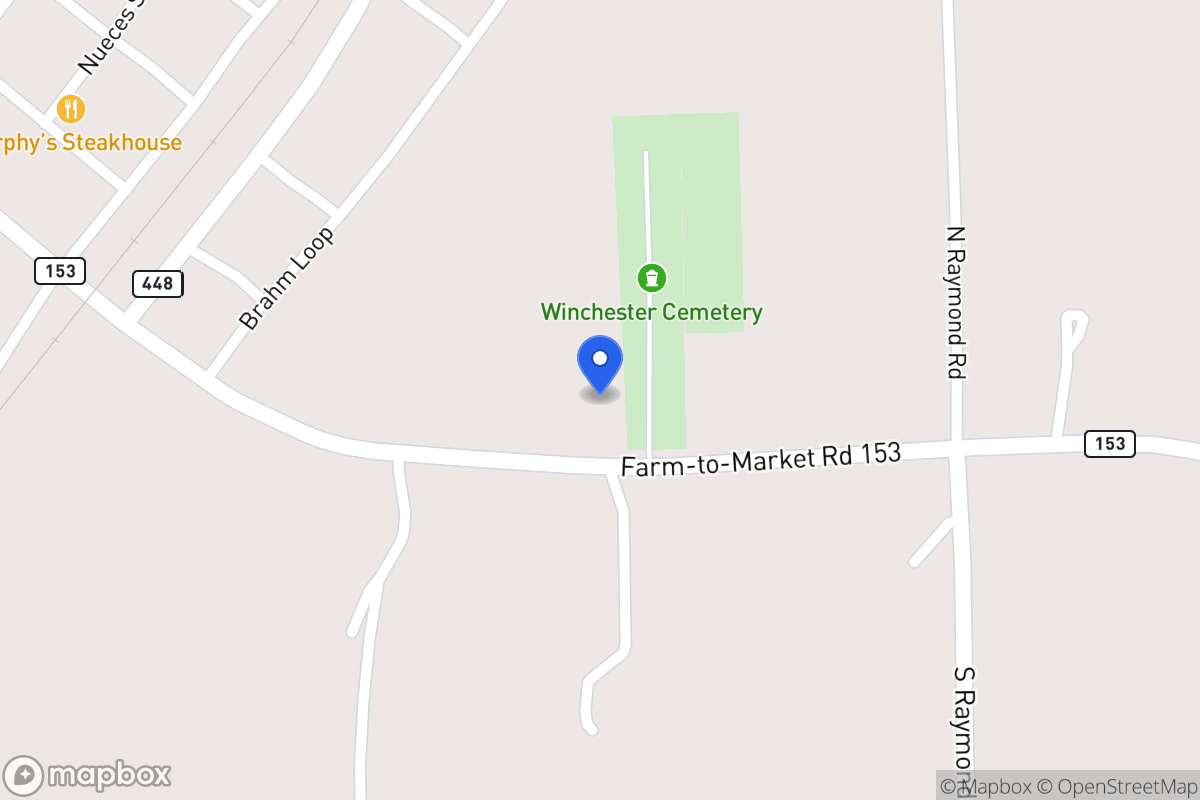 Map of 8325  Fm 153 , Winchester Area,, Winchester Area