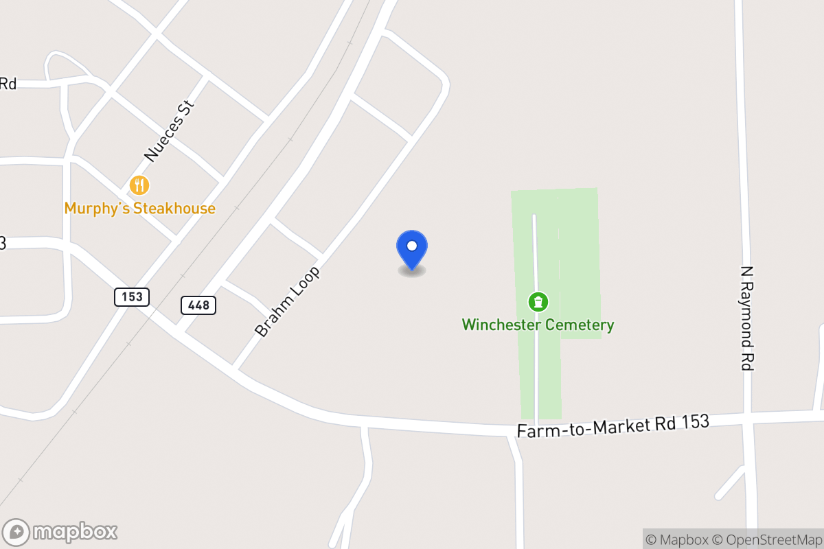 Map of 600  Brahm Loop , Winchester, Tx 78945, Winchester