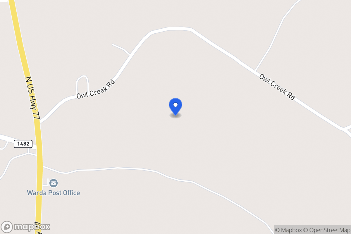 Map of 5423  Hwy 77 , Owl Creek Rd,, Owl Creek Rd