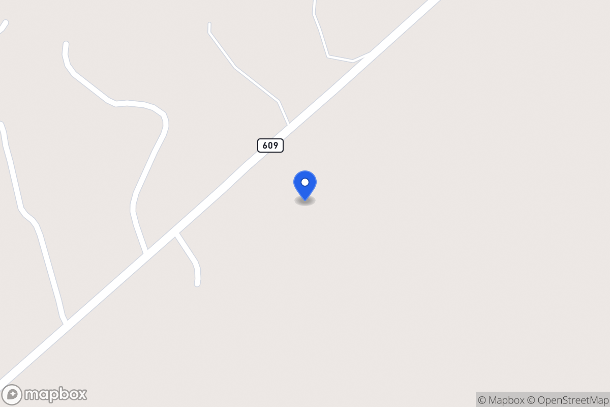 Map of Fm  609 , O'Quinn Area,, O'Quinn Area