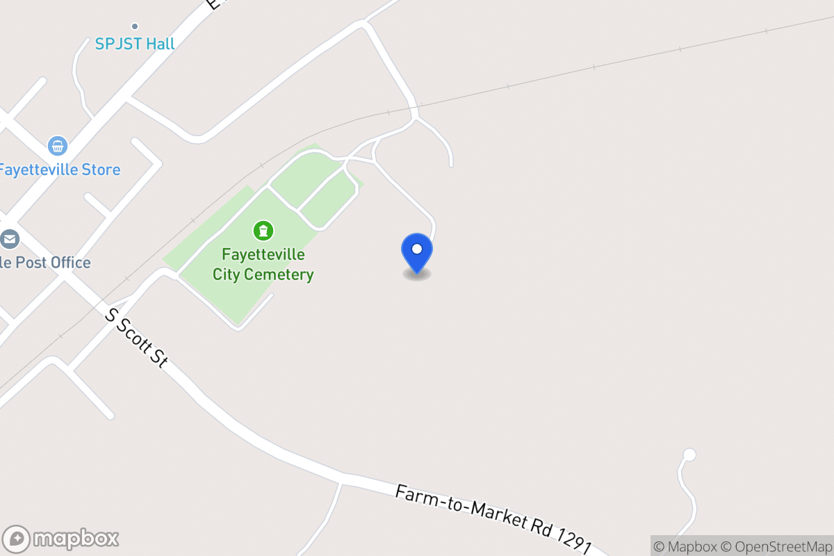 Map of 613  Franklin St , Fayetteville, Tx 78940, Fayetteville