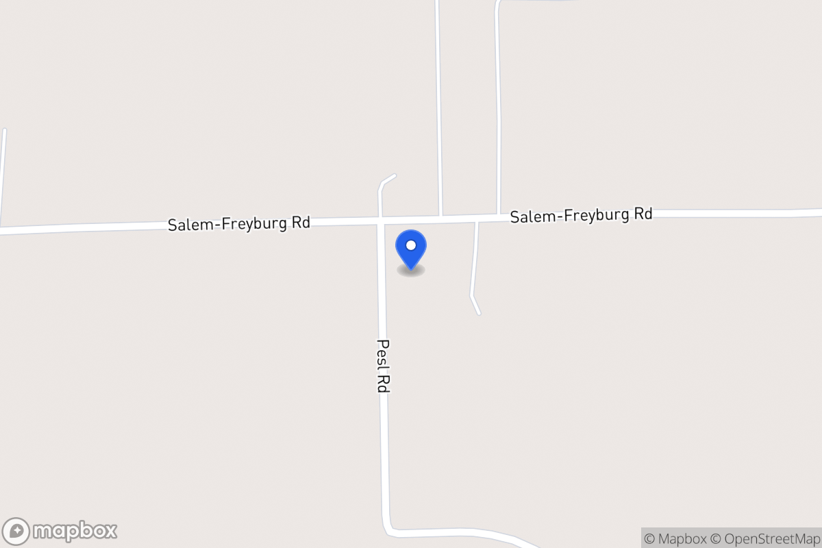 Map of 5103  Pesl Rd , Freyburg, Tx, Freyburg