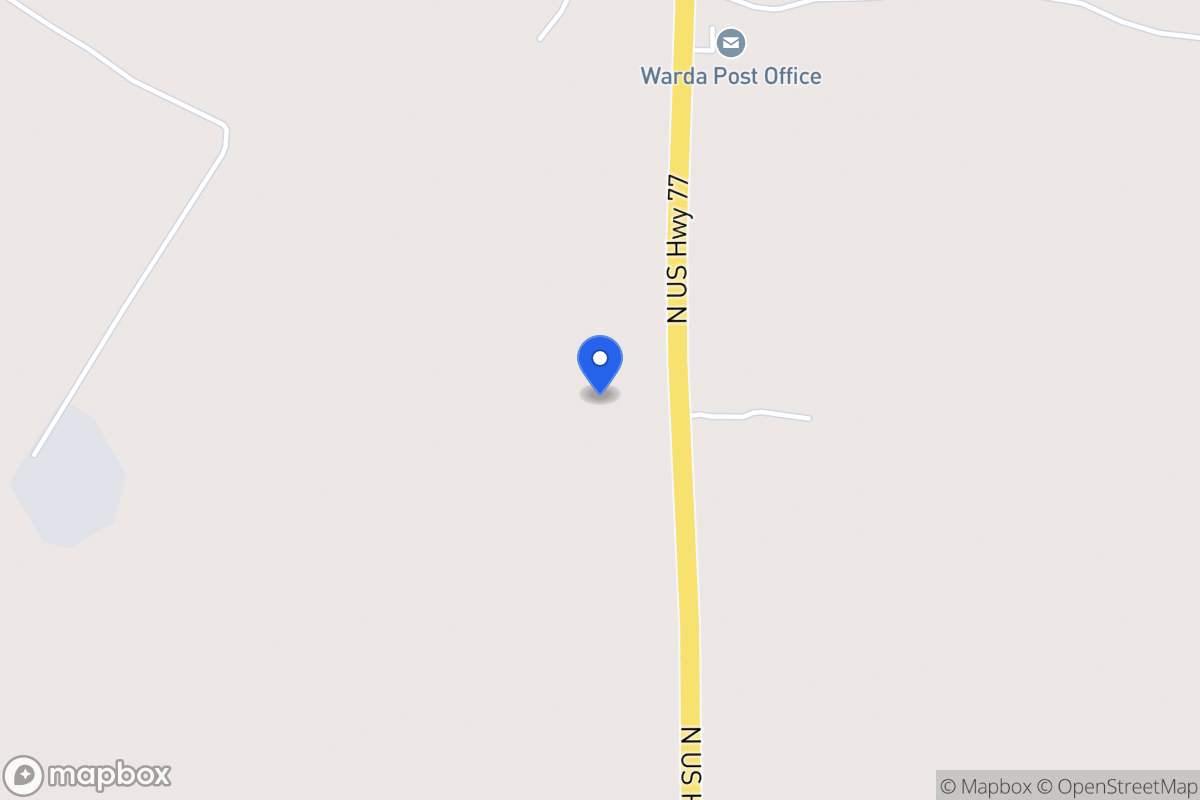 Map of Humble Ln , Warda, Tx, Warda