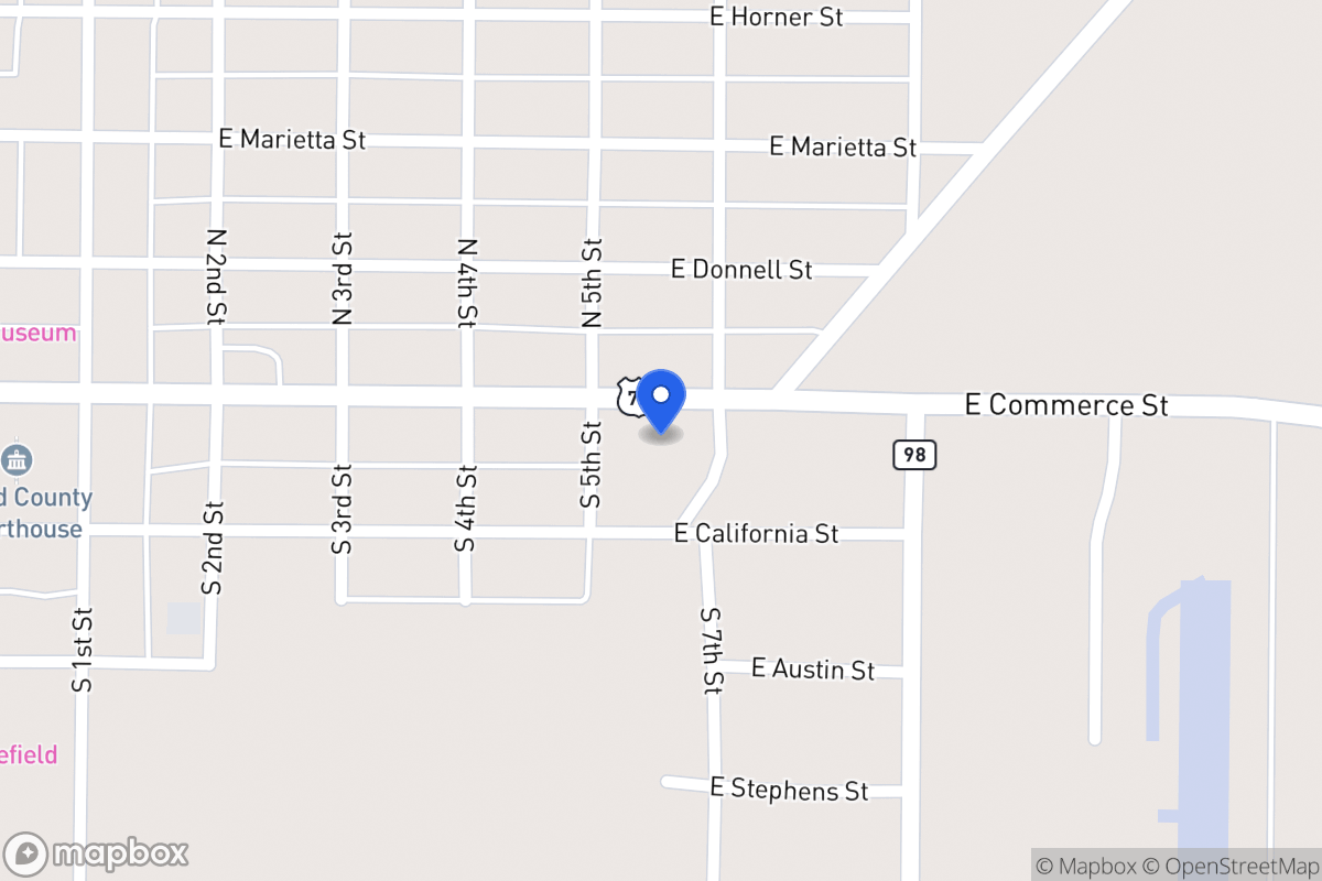 Map of , ,