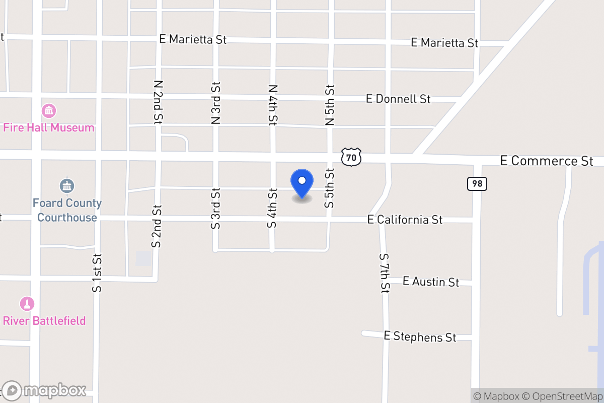 Map of , ,