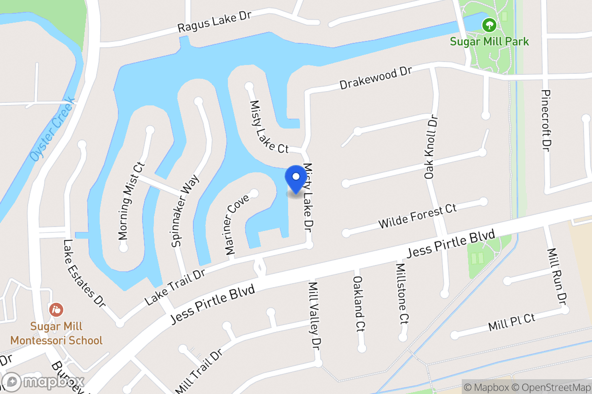 Map of 1131  Misty Lake Dr, Sugar Land, Tx 77498, Sugar Land