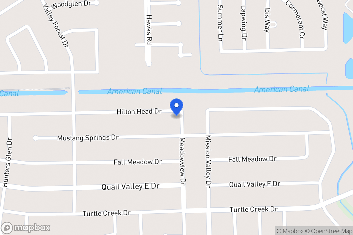 Map of 2003  Hilton Head Dr, Missouri City, Tx 77459, Missouri City