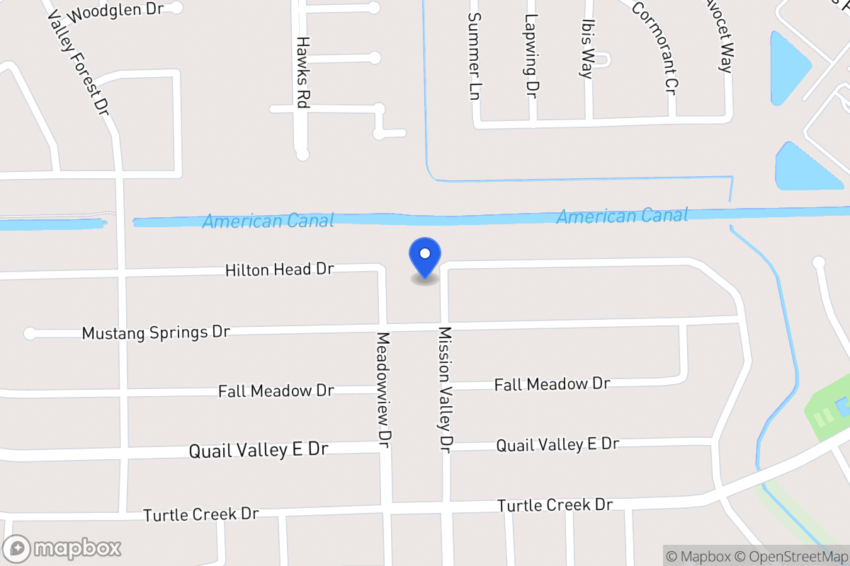 Map of 2910  Mission Valley Dr, Missouri City, Tx 77459, Missouri City