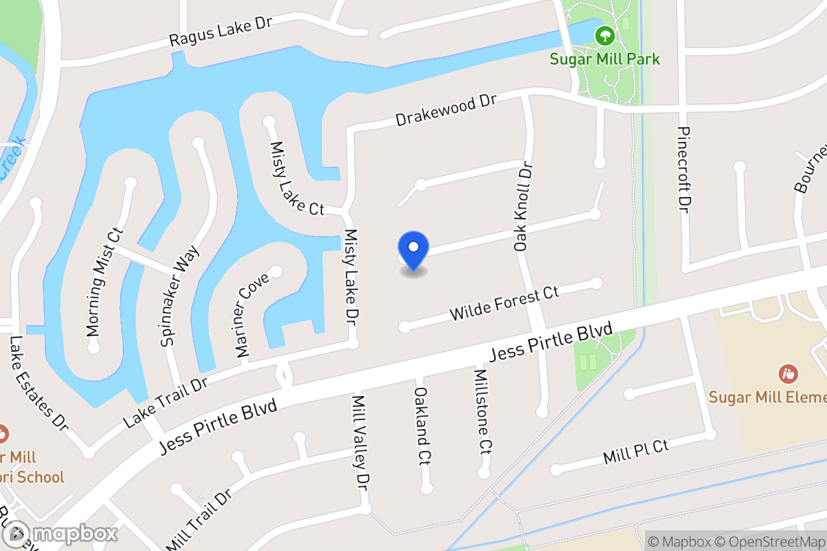 Map of 13923  Placid Woods Ct, Sugar Land, Tx 77498, Sugar Land