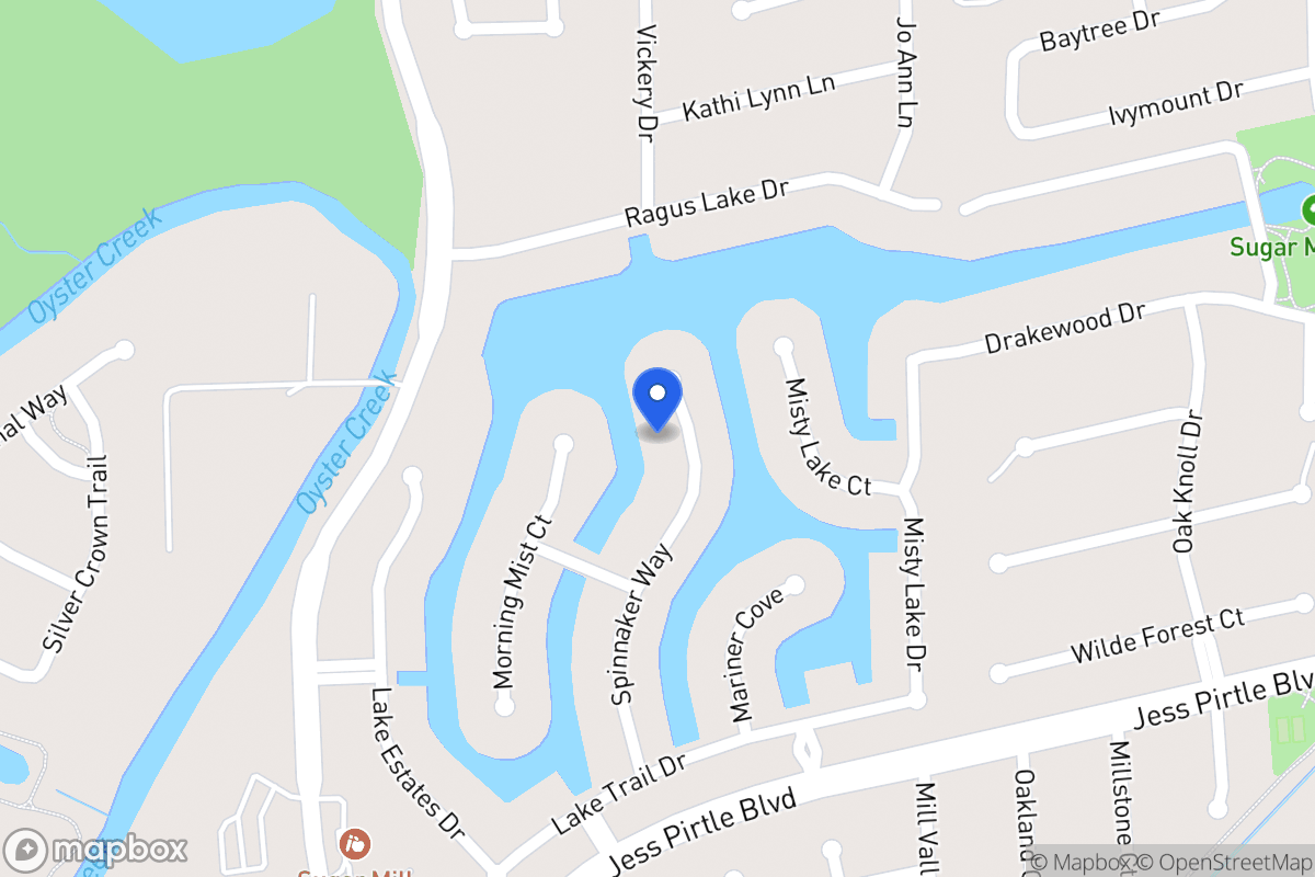 Map of 1239  Spinnaker Way, Sugar Land, Tx 77498, Sugar Land