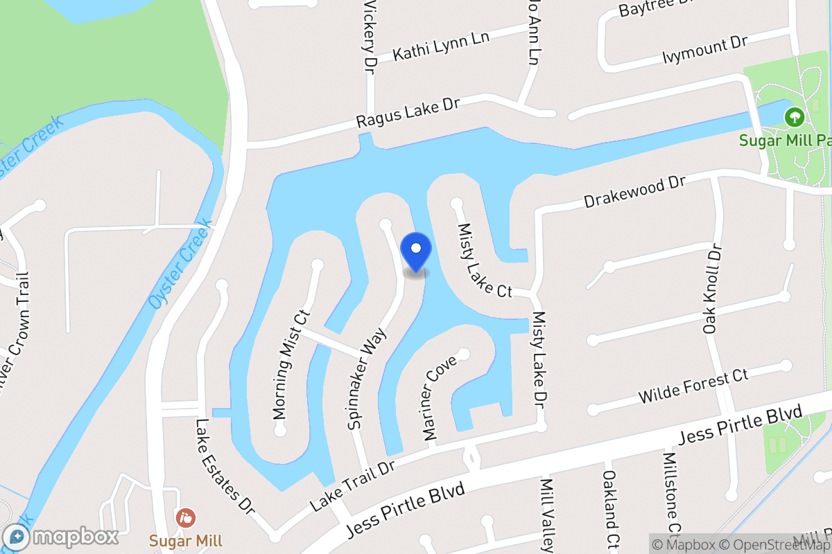 Map of 1234  Spinnaker Way, Sugar Land, Tx 77498, Sugar Land