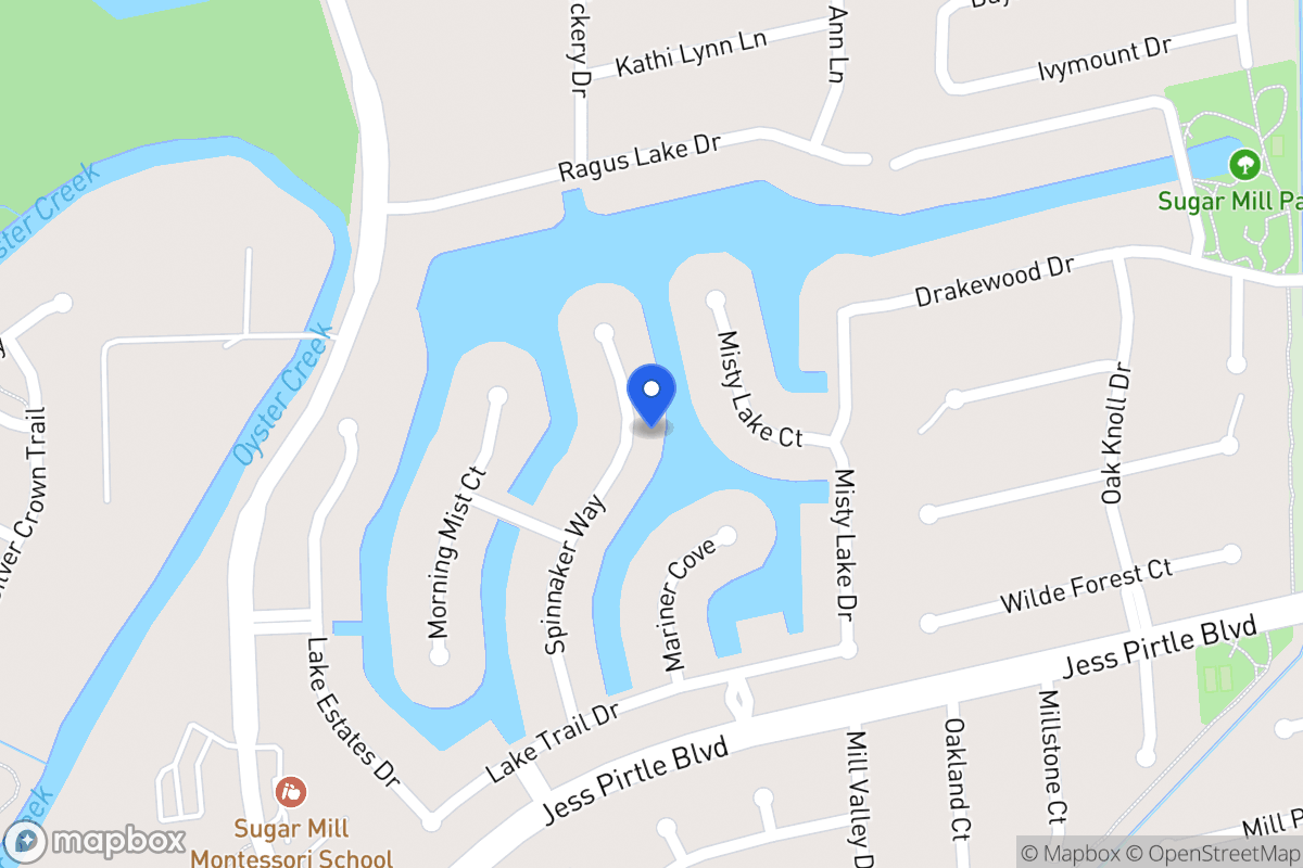 Map of 1230  Spinnaker Way, Sugar Land, Tx 77498, Sugar Land