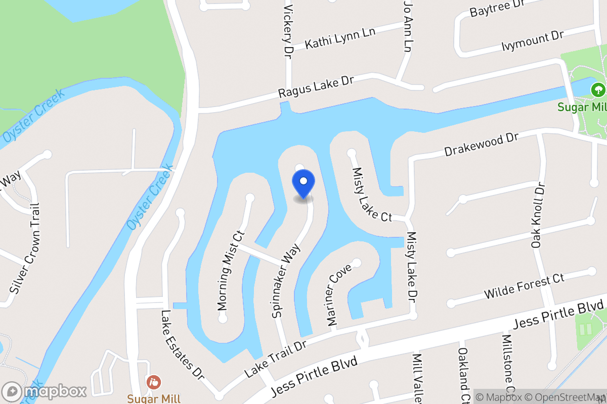 Map of Ragus Lake Dr, Sugar Land, Tx 77498, Sugar Land