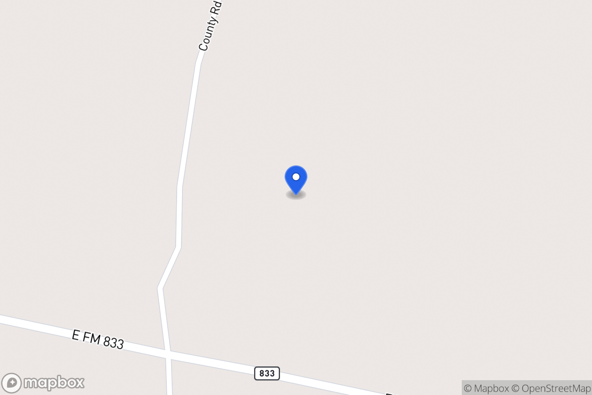 Map of Fm 833 , Fairfield, Tx 75840, Fairfield
