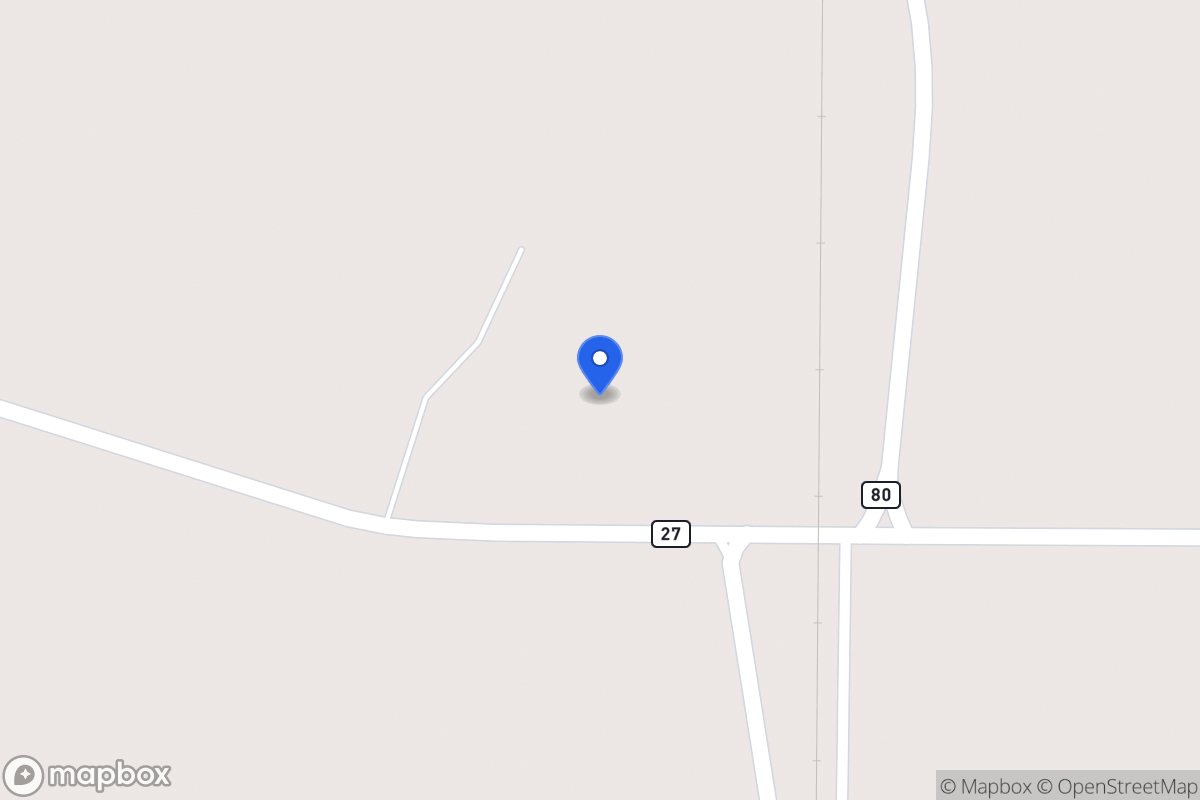 Map of 1076 W Fm 27 , Wortham, Tx 76693, Wortham