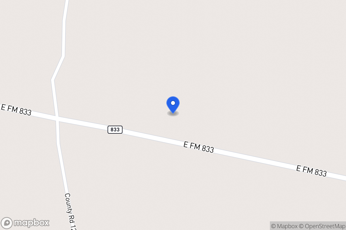 Map of Fm 833 , Fairfield, Tx 75840, Fairfield