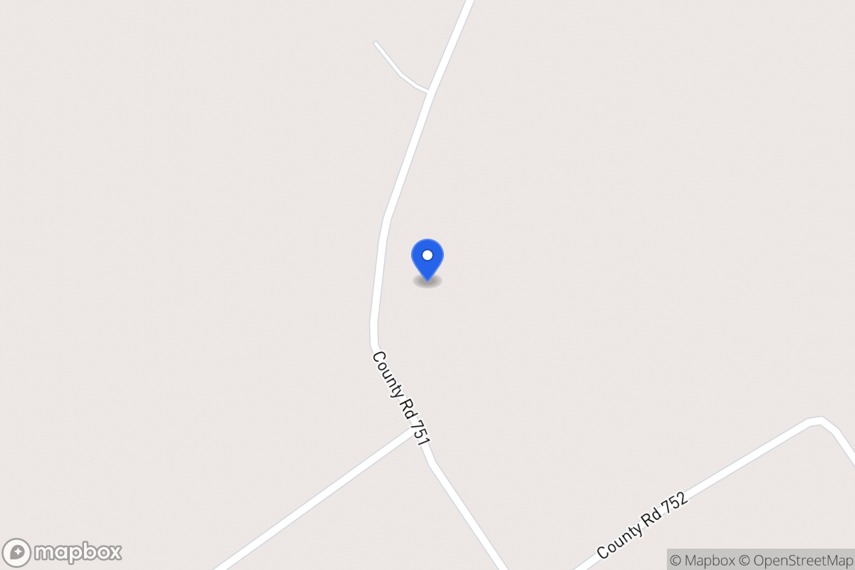 Map of 535  Fcr 751 , Donie, Tx 75838, Donie