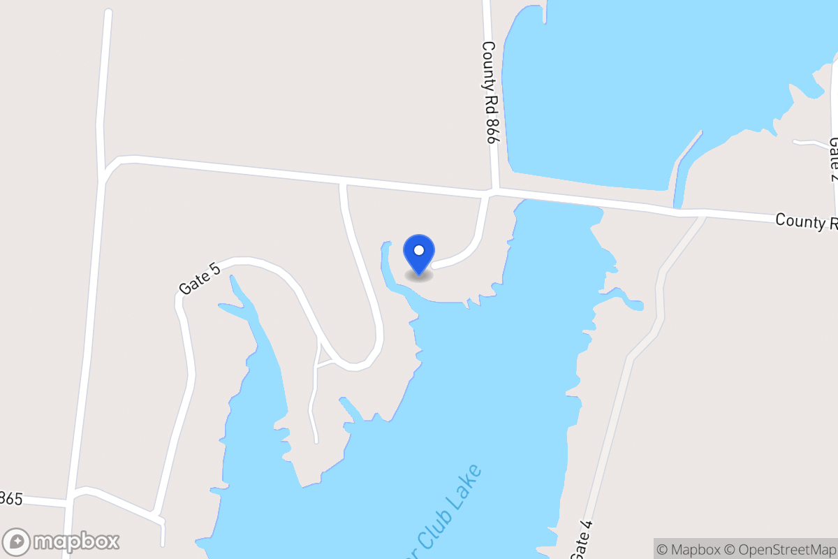 Map of 464  Club Lake Rd Gate 7 , Teague, Tx 75860, Teague