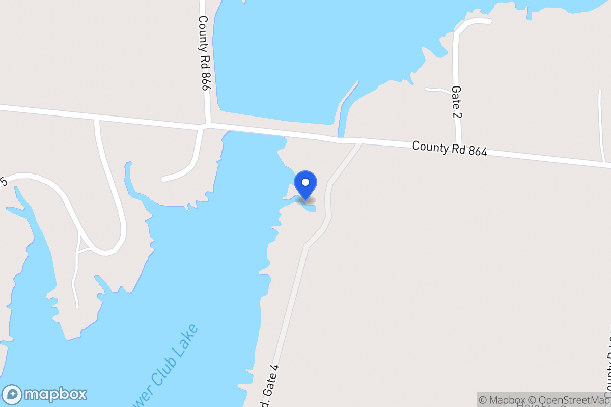 Map of 388  Club Lake Rd Gate 3 , Teague, Tx 75860, Teague