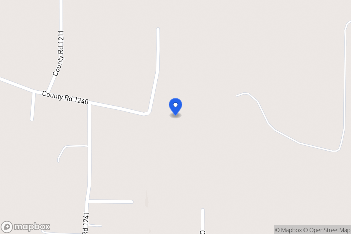 Map of 320  Fcr 1240 , Fairfield, Tx 75840, Fairfield