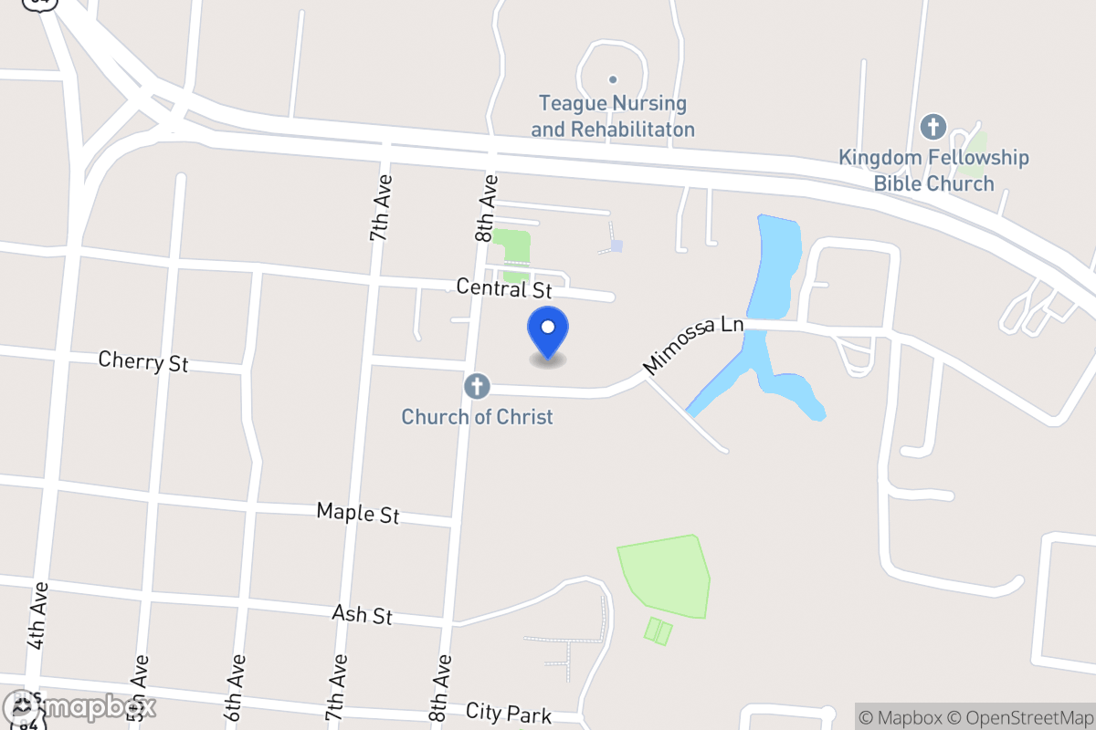 Map of 6  Mimosa Lane , Teague, Tx 75860, Teague