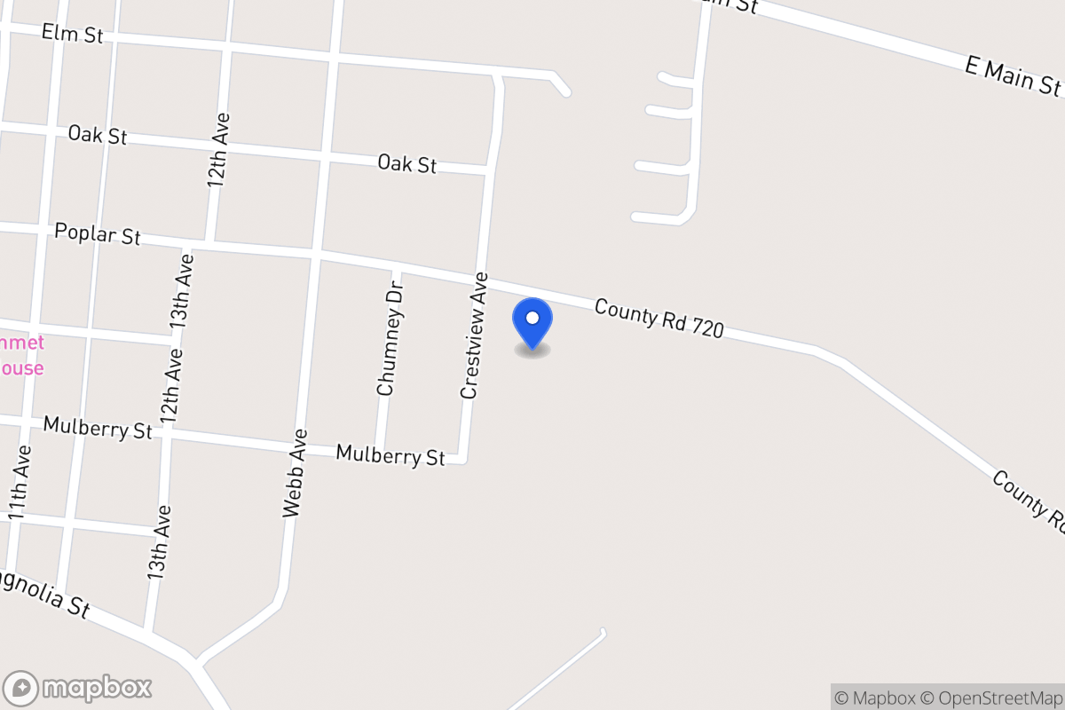 Map of 107  Carroll Dr , Teague, Tx 75860, Teague