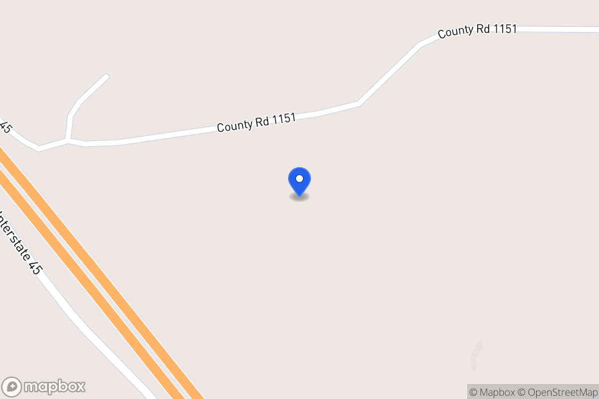 Map of Fcr 1151 , Fairfield, Tx 75840, Fairfield
