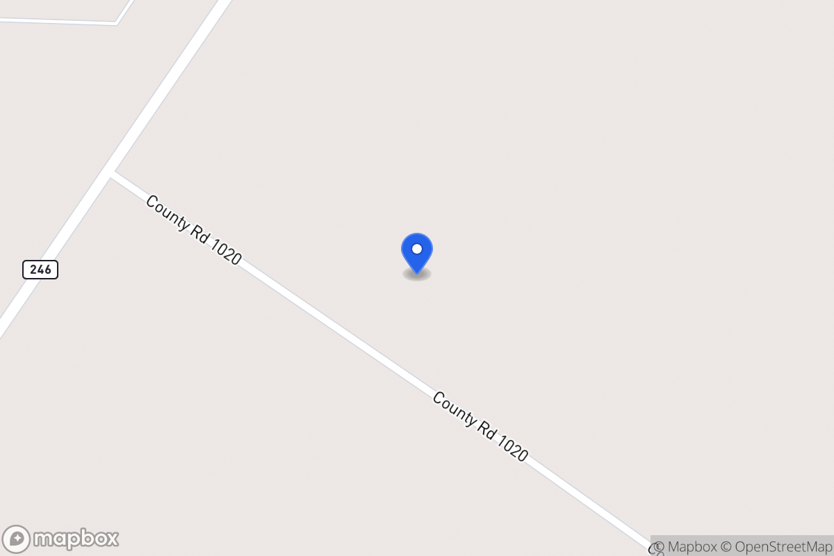Map of Fcr 1020 , Wortham, Tx 76693, Wortham