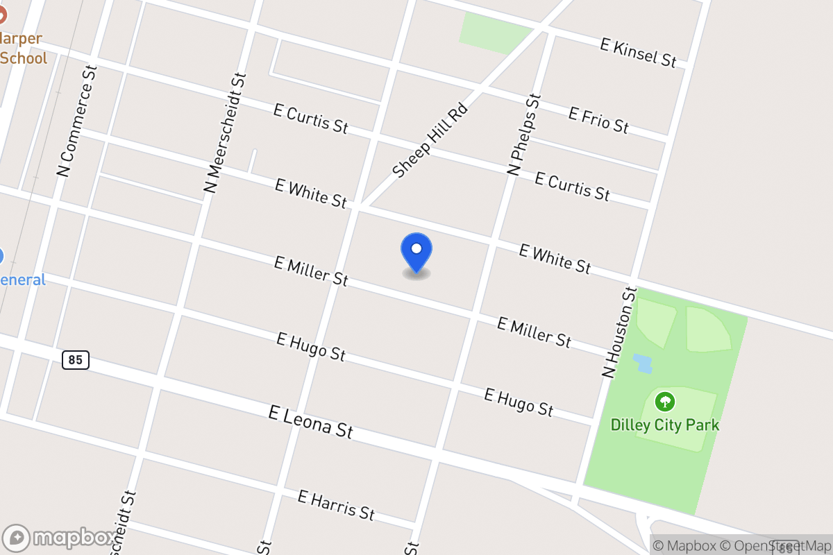 Map of 316 E Miller St, Dilley, Tx 78017, Dilley