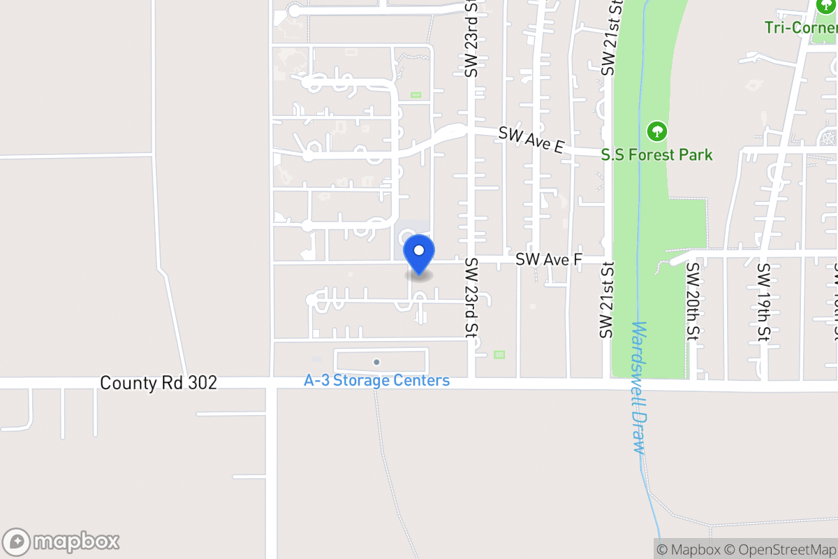 Map of 2304 Sw Ave F , , Tx