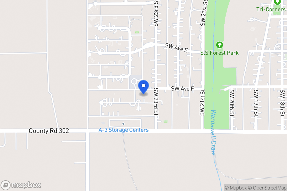 Map of 2302 Sw Ave F , , Tx