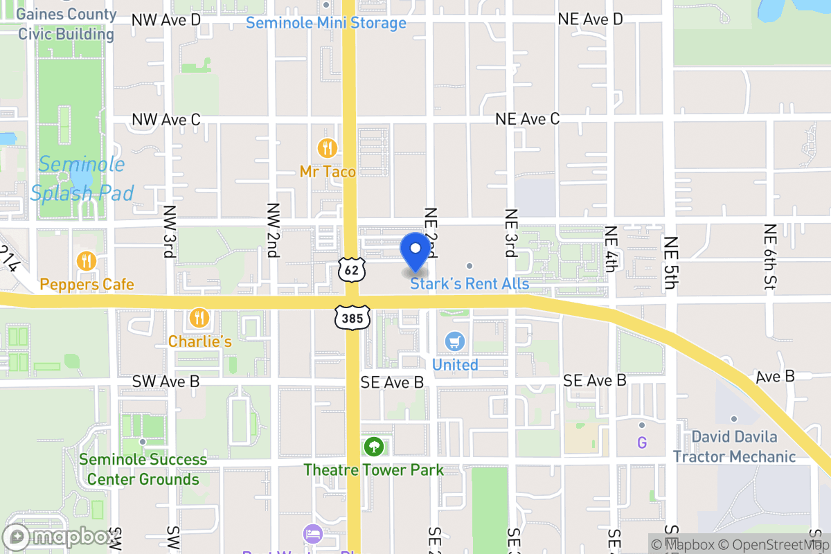 Map of 123 E Ave A , , Tx