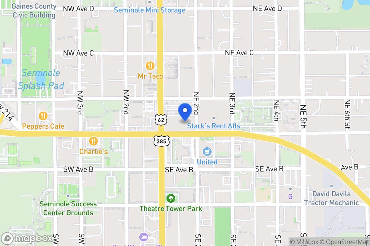 Map of 119 E Ave A , , Tx