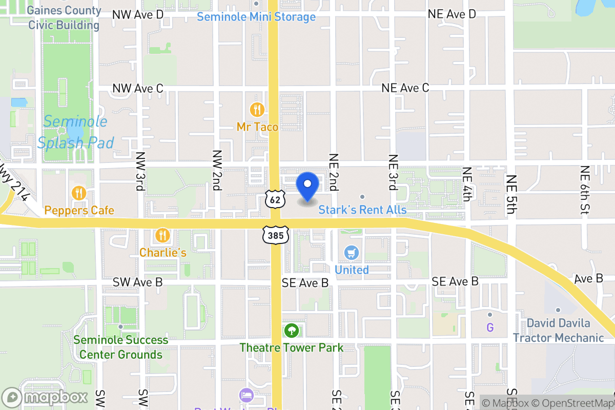 Map of 115 E Ave A , , Tx